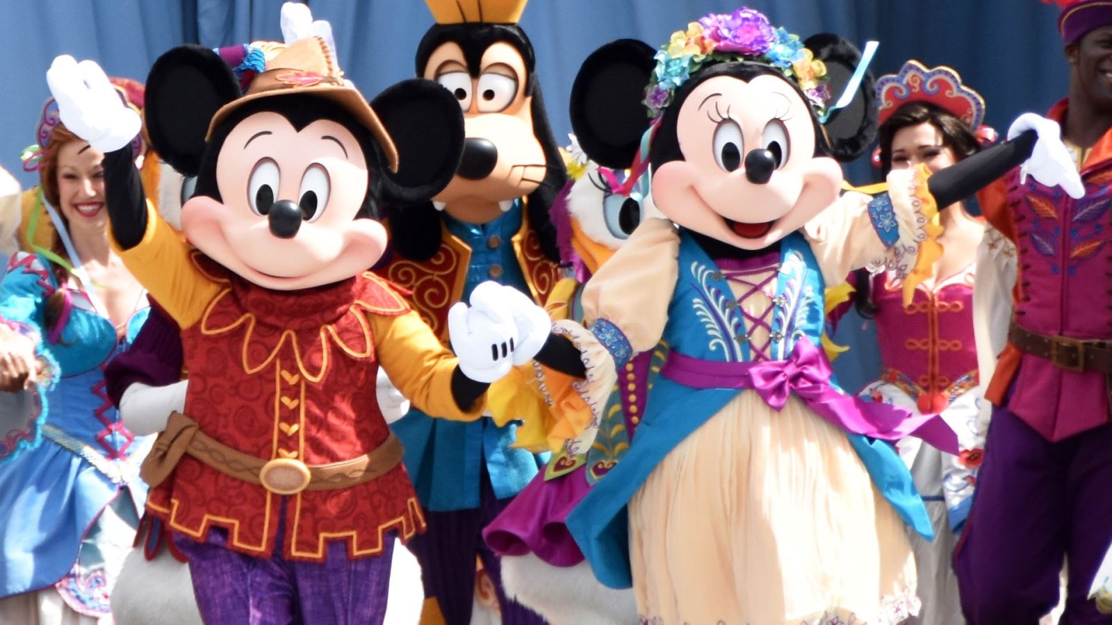 Mickey and friends at Disney's Magic Kingdom