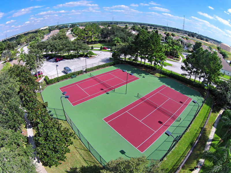 Lighted Tennis Courts